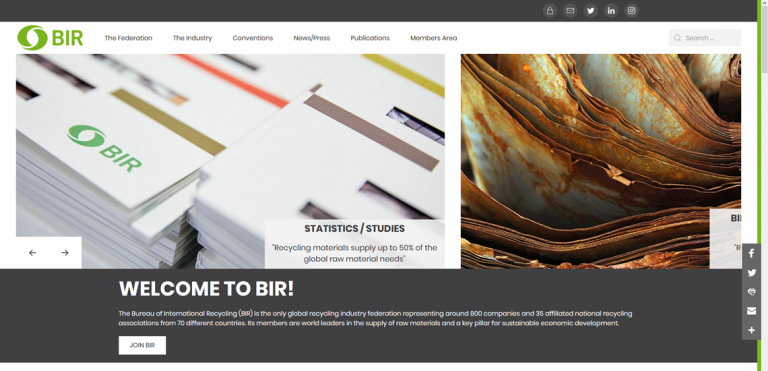 BIR Updates Website with New Design