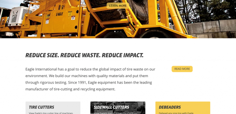 Eagle International Tyre Recycling Equipment Launches New Website