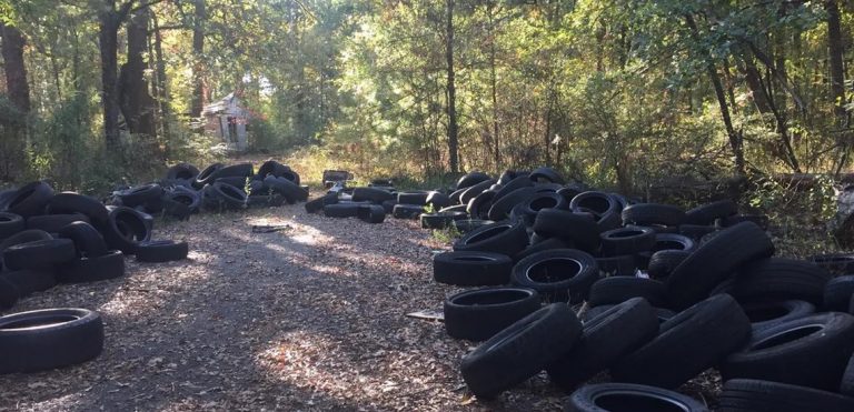 Shreveport Green Acts on Tyre Dumping