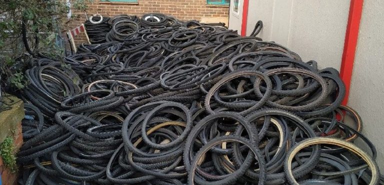 Bicycle Tyres for Pyrum Pyrolysis