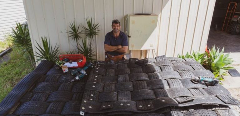 Tyre Mats Produced from Car Tyres
