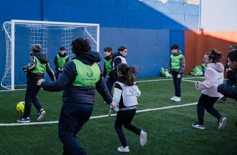 Ecopneus Creates a New Sports Field in Terra dei Fouchi