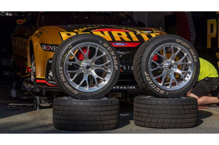 Supercars’ Dunlop Sports Tyres to be Recycled by Entyr