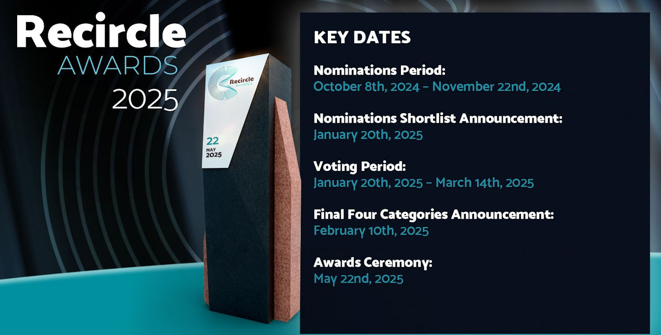 Recircle Awards Key Dates