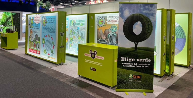 TNU Brings its Exhibition “Recycle and Smile” to Motortec Elche