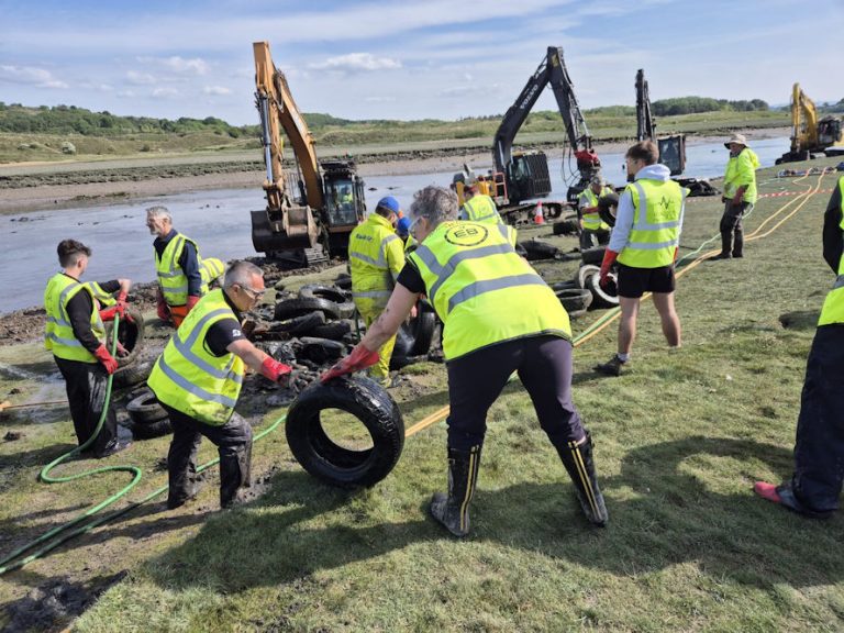 Bridgestone Helps in Welsh River  Clear-Up